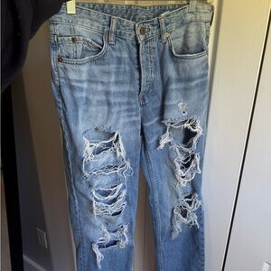 American Eagle Distressed Boyfriend Jeans